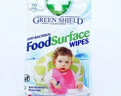 £1.49 Greenshield Food Surface Wipes (12)