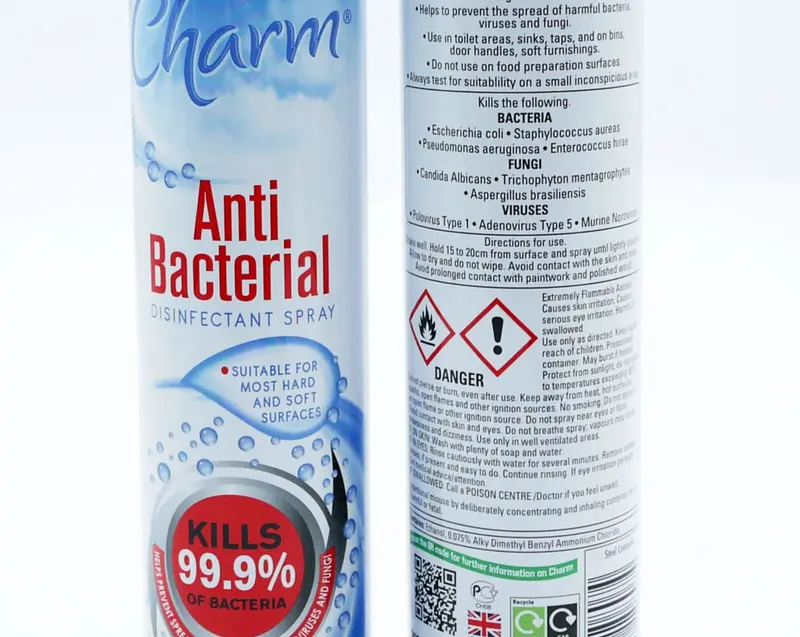£1.99 Charm Anti Bacterial Spray (12)