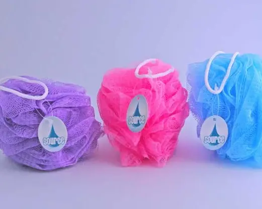 £1 Coloured Body Puffs (12)