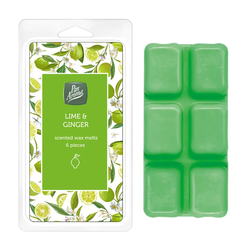 £1 SQUARE WAX MELTS - LIME & GINGER (14)