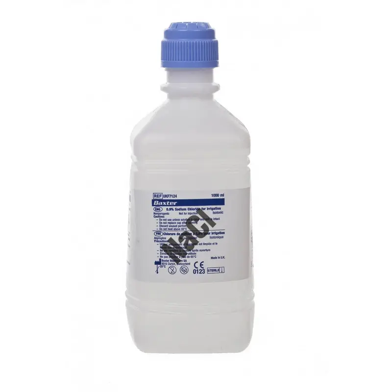 1000ml Sodium Chloride 0.9% for Irrigation Pour Bottle