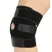 1pc Knee Support Brace for Sports - Patella Bandage Strap Injury Prevention - Fits Up to 70kg - Comfortable and Breathable Knee Protector, kneepad