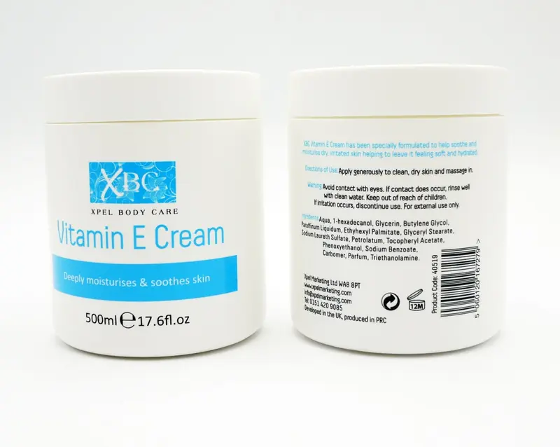 £2.50 Vitamin E Cream 500ml (12)