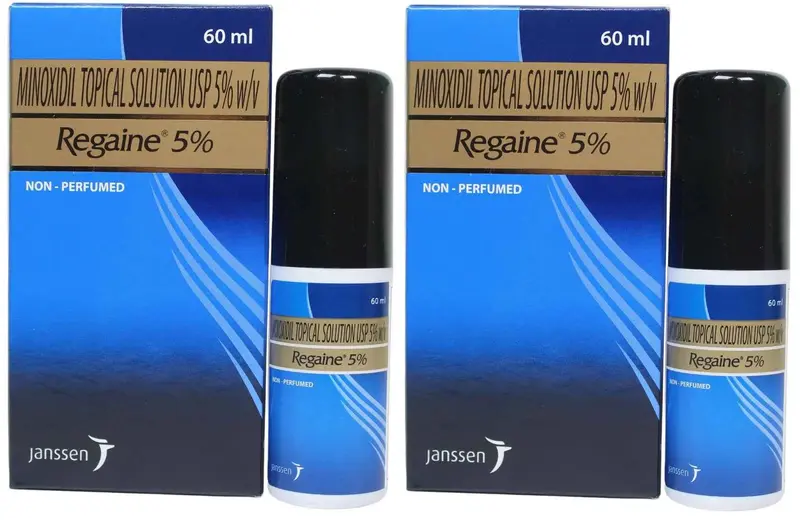 2 x REGAINE for Men Extra strength 5% Minoxidil  Solution 60ml