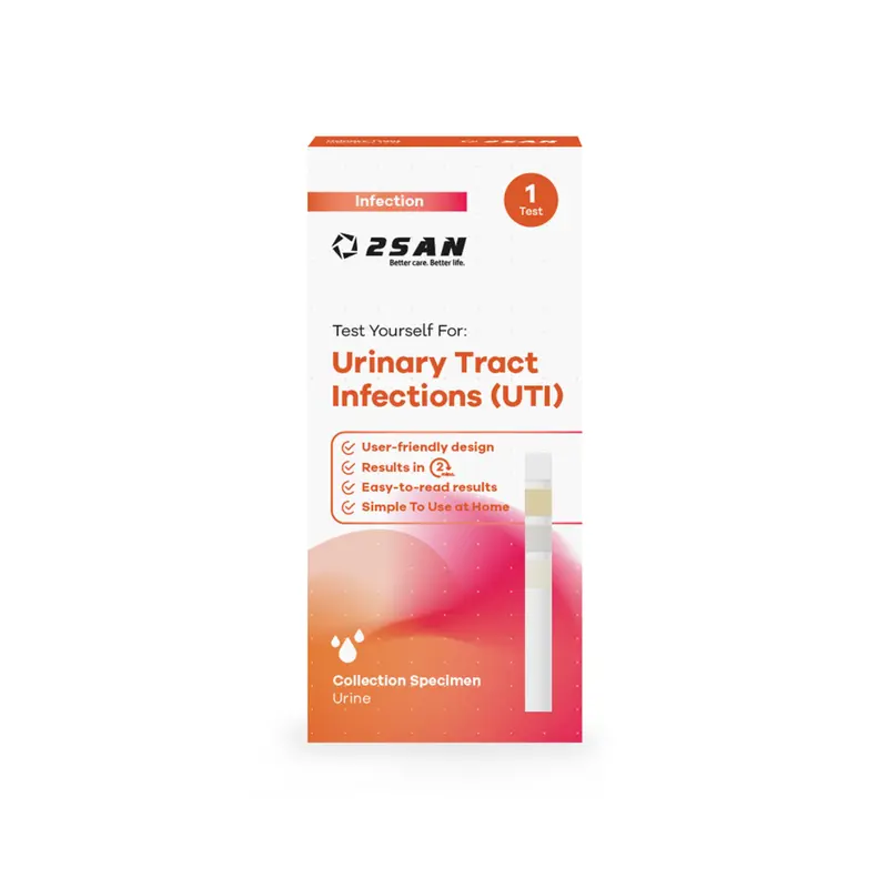 2San Urinary Tract Infection (UTI) Home Test Strips
