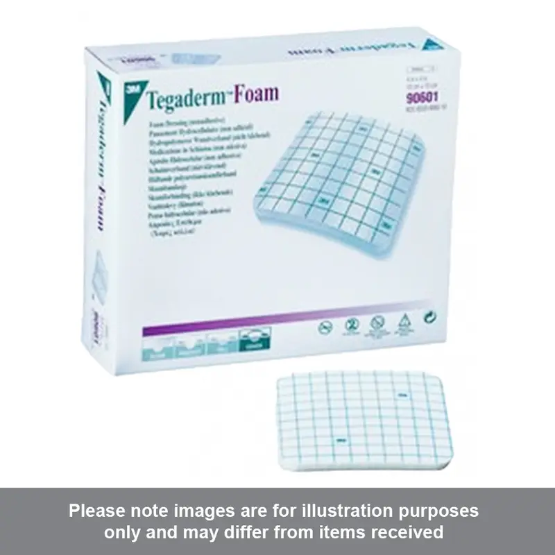 3M Tegaderm Foam Dressing 10cm x 10cm