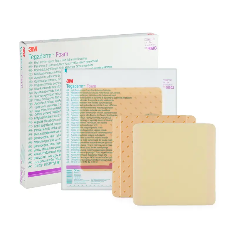 3M Tegaderm Foam Non-Adhesive Dressing (20cm x 20cm) (x1 or 5)