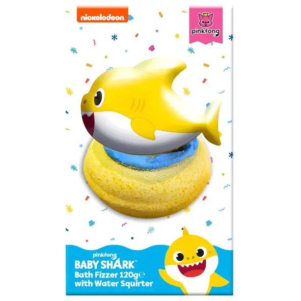 £5 Baby Shark Bath Fizzer & Bath Squirter Set (8)