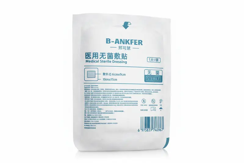 5 x B-ANKFER Medical Sterile Dressing Pad – 10cm ×15cm