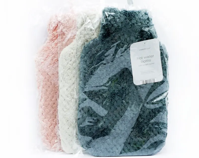 £6.99 Luxury Covered Hot Water Bottles (6)