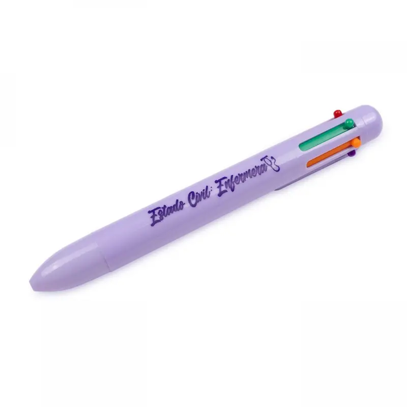6 Colours Pen with Nursing Spanish Phrase