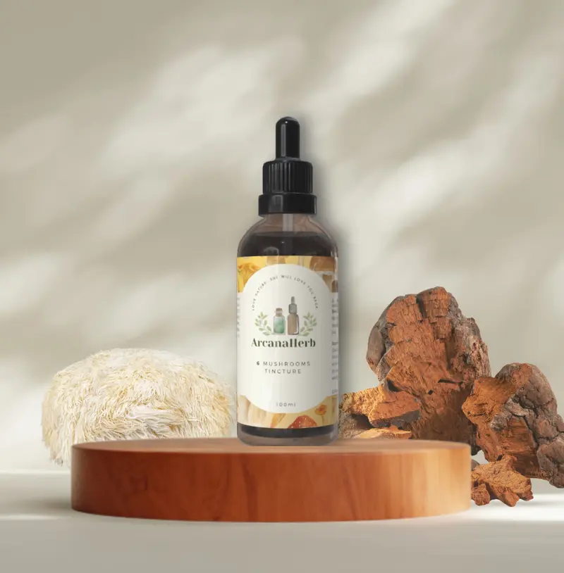 6 Mushroom Tincture Dual extract. 1
