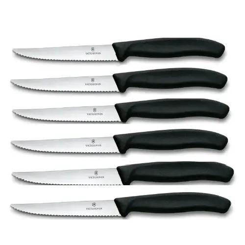 6 x Victorinox Swiss Classic Pizza / Steak Knife