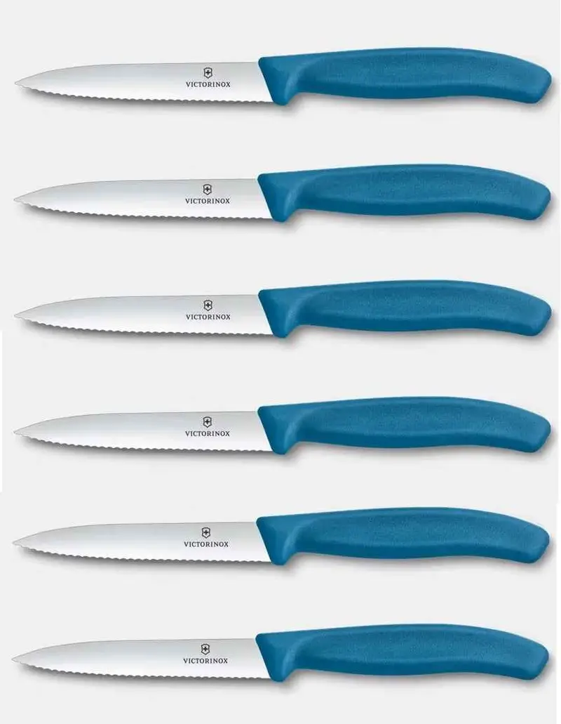 6 x Victorinox Swiss PARING Steak and Table Knife