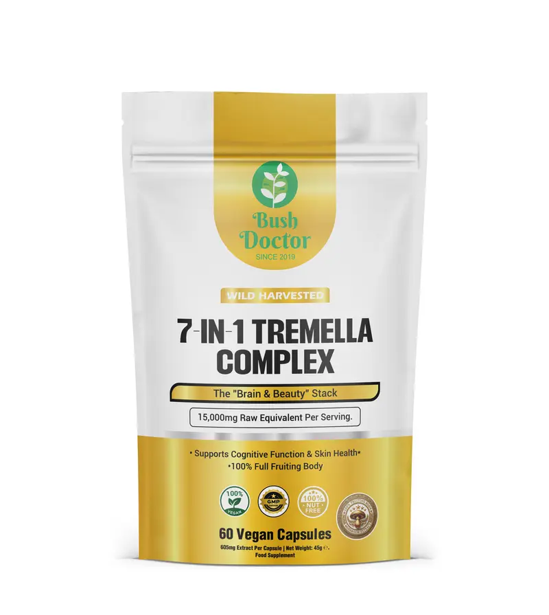 7-IN-1 TREMELLA COMPLEX | Elite Brain & Beauty Protocol (60 Capsules)