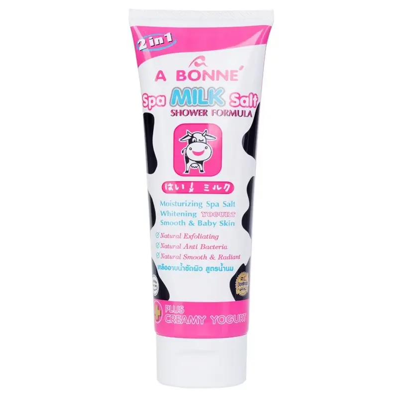 A Bonne Spa Milk Salt Bath Scrub 350g - Skin Whitening & Softening