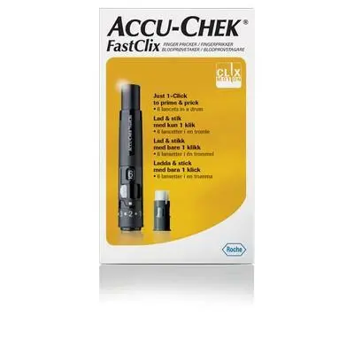 Accu-Chek FastClix Lancing Device with 6 Lancets