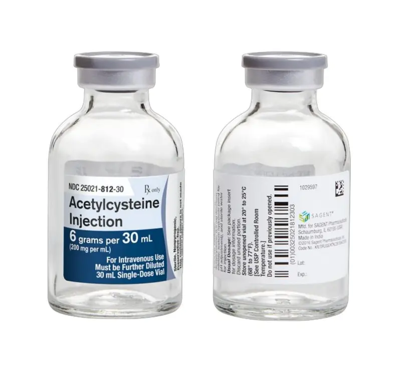 Acetylsysteine Injection (Prescription only)