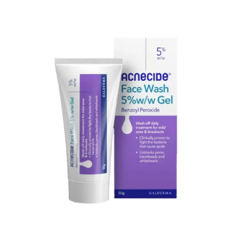 Acnecide Face Wash 5% w/w Gel – 50g