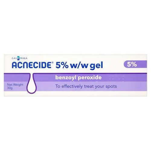 Acnecide Gel w/w 5% Benozyl Peroxide 30g