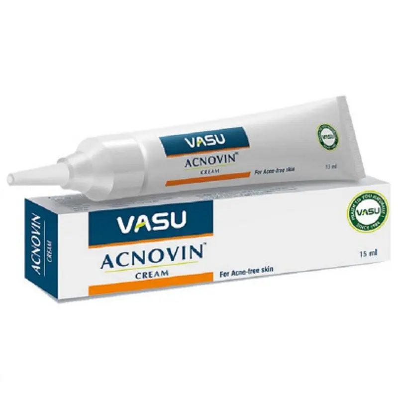 Acnovin Cream highly effective begins working immediately to dry and heal pimples 15ml