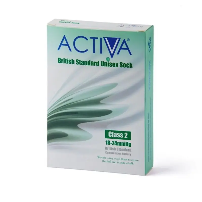 Activa® Class 2 Ribbed Compression Socks – 18–24mmHg
