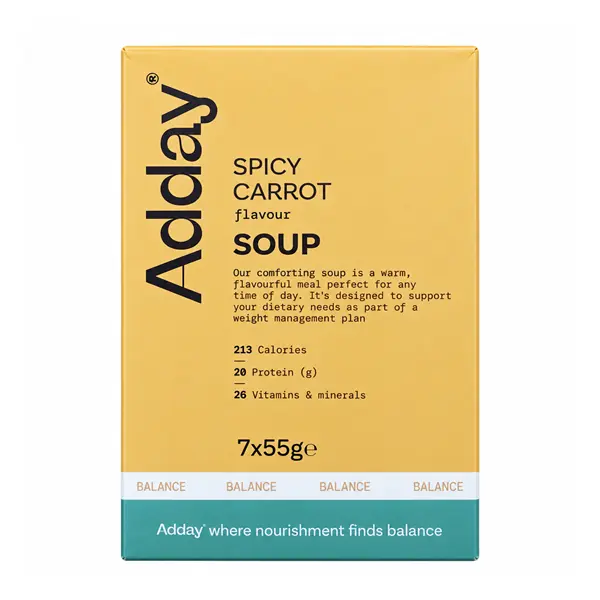 Adday Spicy Carrot Soup 7 x 55g - 7 Servings