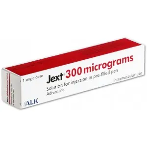 Adrenaline Jext Epipen 300 Pre-filled syringe (POM)