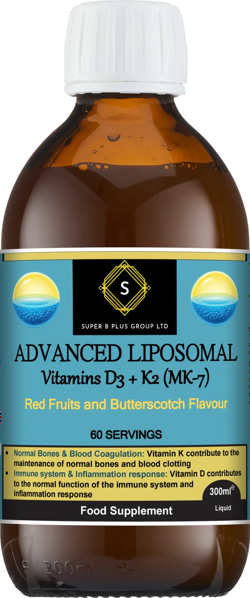 Advanced Liposomal - Vitamins D3 + K2 (MK-7)