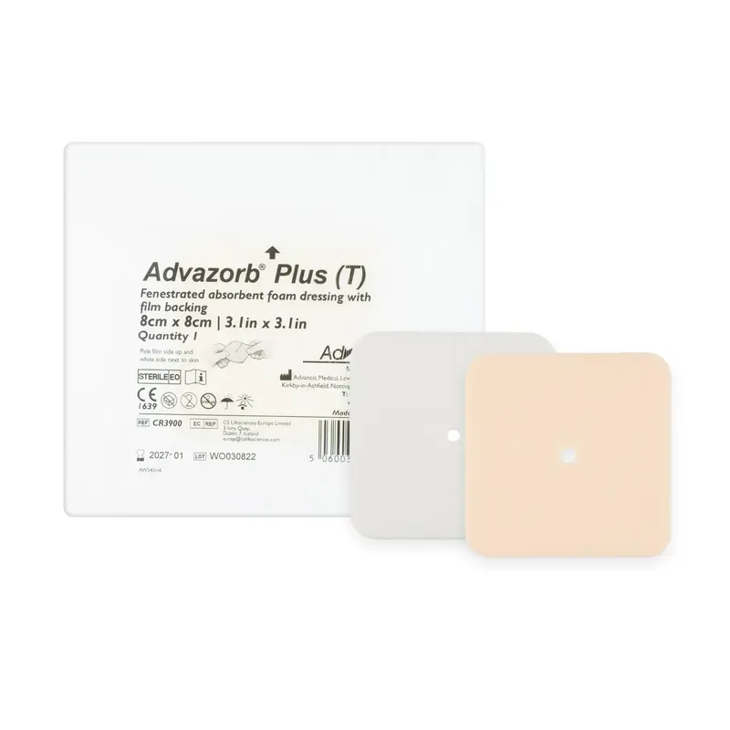 Advazorb Plus Tracheostomy Dressing (8cm x 8cm) (x1 or 20)