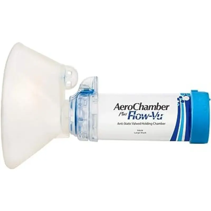 AeroChamber Plus Flow-Vu Anti-Static with Adult Large & Mask