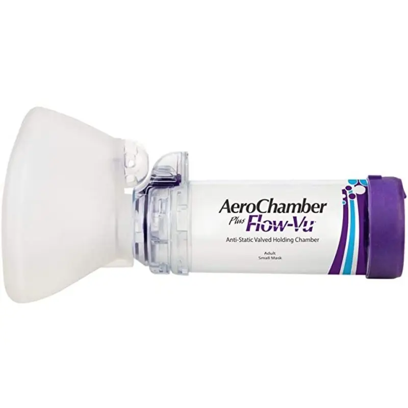 AeroChamber Plus Flow-Vu Anti-Static with Adult Small & Mask