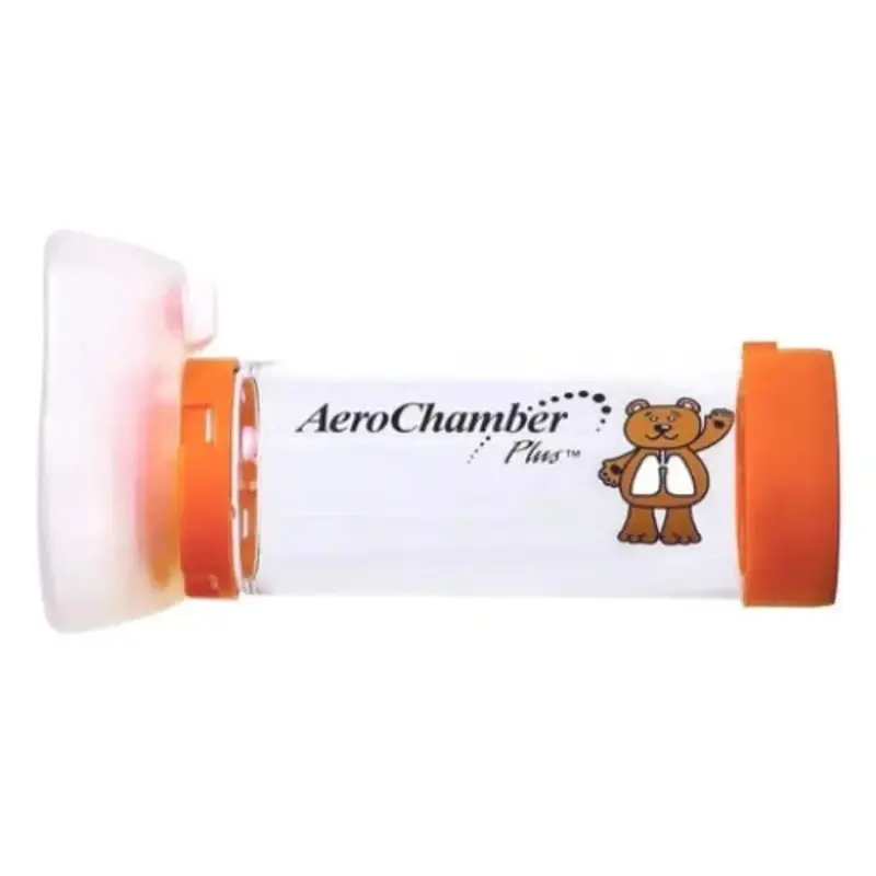 Aerochamber Plus Spacer Device with Infant Mask Orange