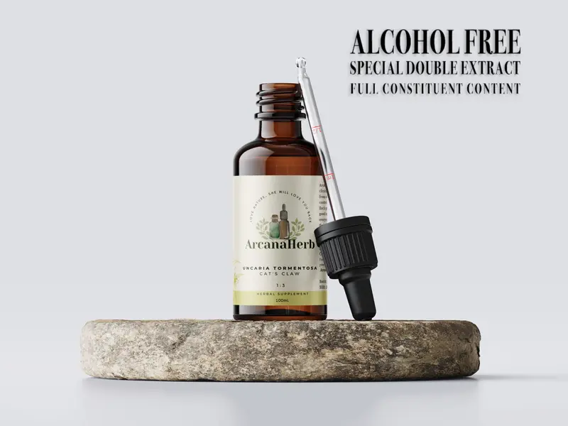 AIcohol Free Cat's Claw, Glycerine extracted Uncaria tomentosa 1