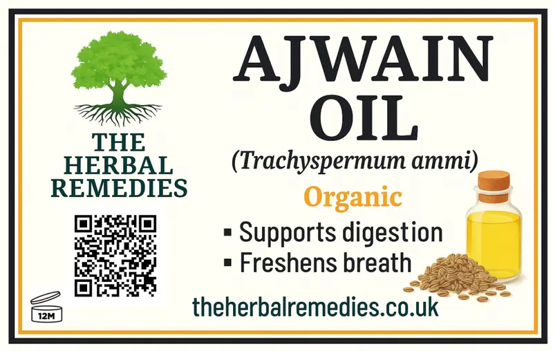 Ajwain Essential Oil – Pure Organic Cold-Pressed