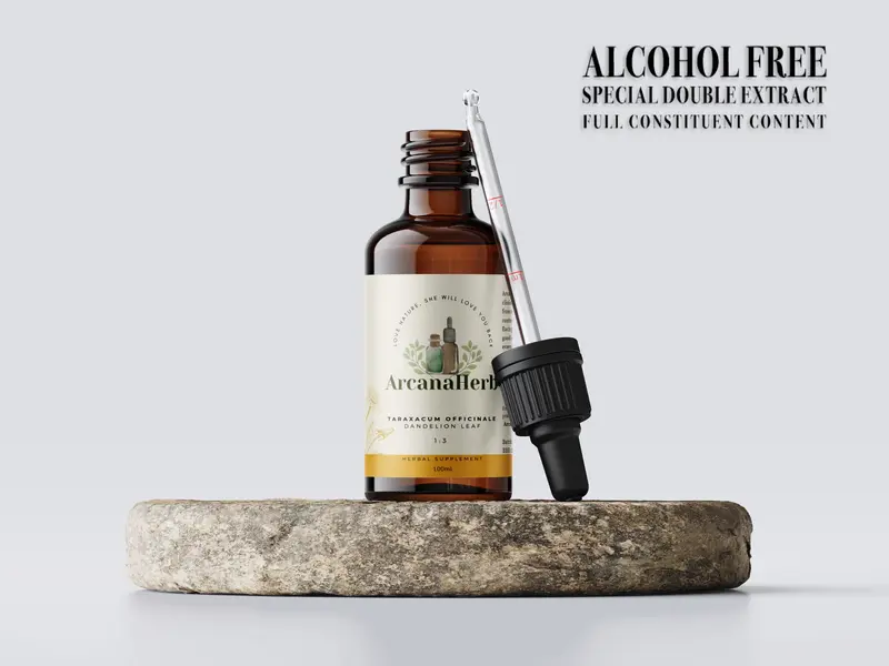 Alcohol Free Dandelion leaf tincture 1