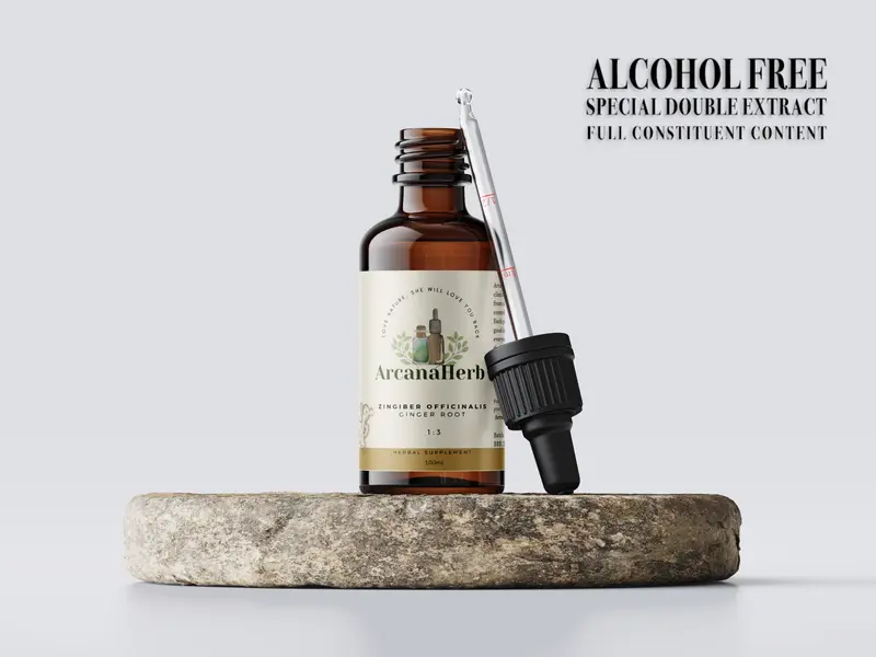 Alcohol Free Ginger Tincture 1
