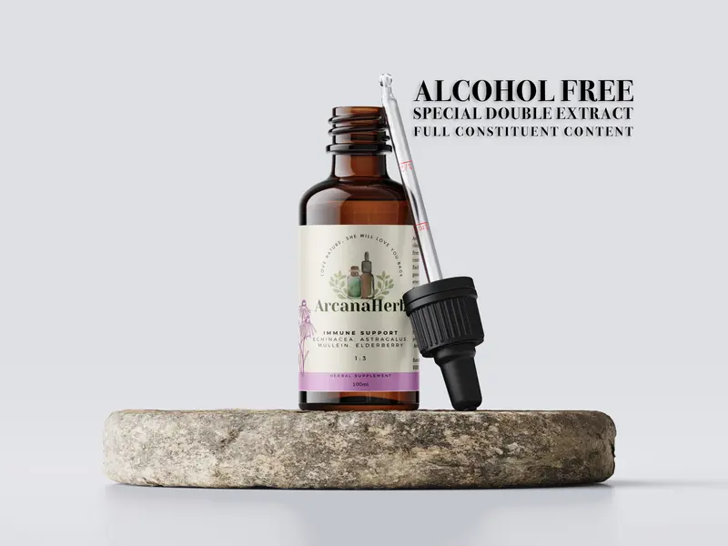Alcohol Free Immune Support Tincture. 1