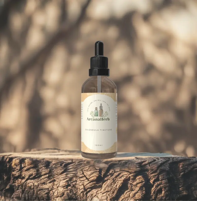 Alcohol free Marigold Tincture. Calendula Officinalis Glycerine extract 1