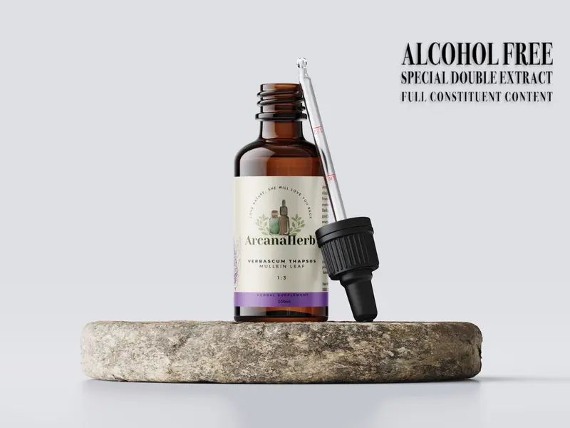 Alcohol Free Mullein Tincture. 1
