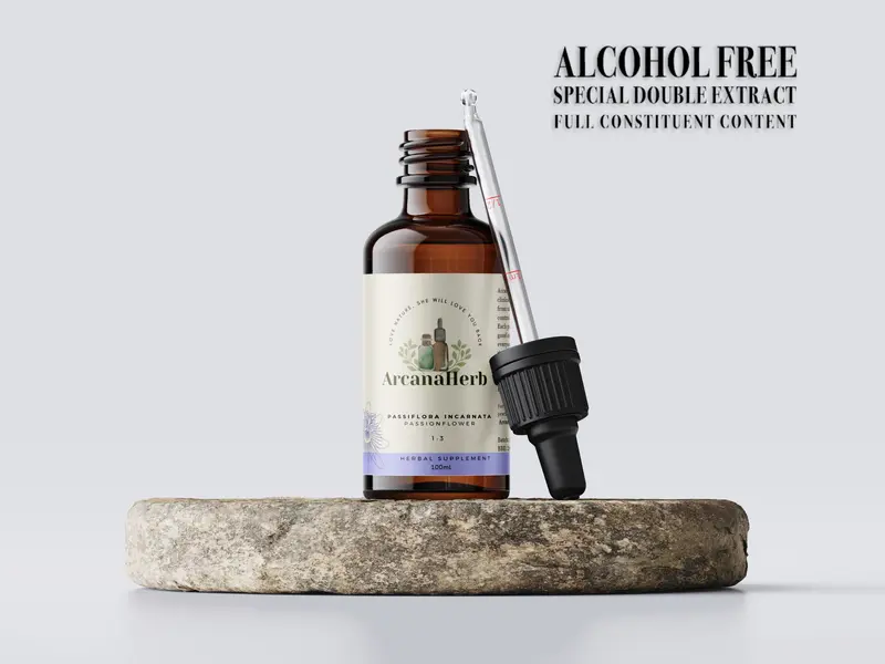 Alcohol Free Passionflower Tincture. 1