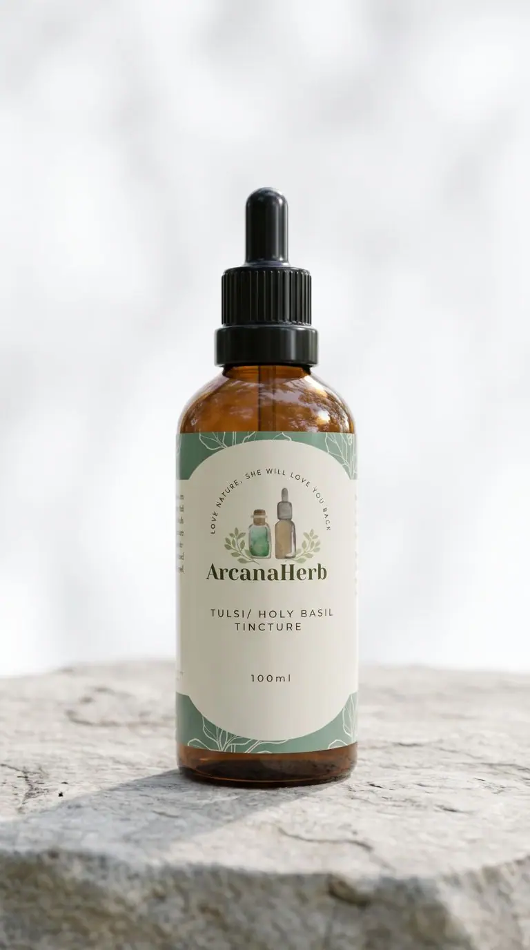 Alcohol Free Tulsi Tincture 1