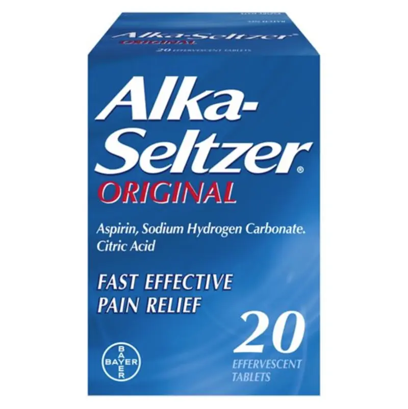 Alka-Seltzer Original 20 Effervescent Tablets