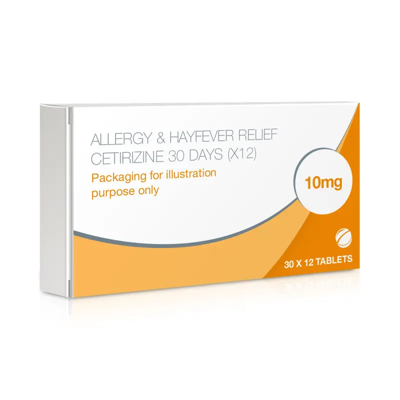Allergy & Hayfever Relief Cetirizine - 360 Tablets