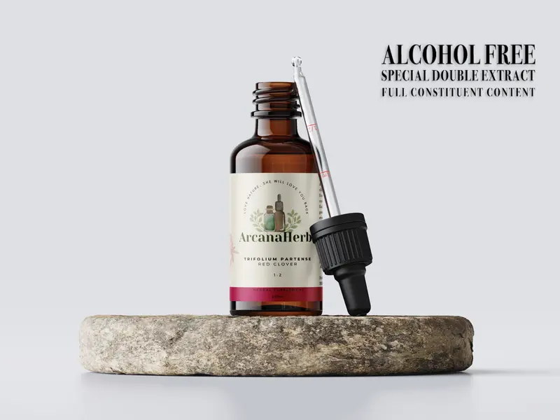 Alochol Free Red Clover Glycerine Tincture,Trifolium partense extract 1
