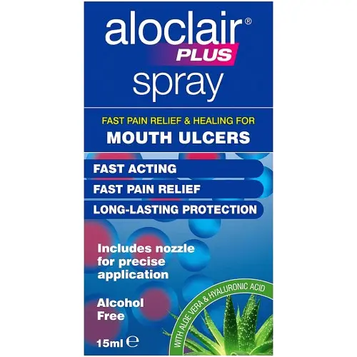 Aloclair Plus Fast Acting Mouth Ulcer Spray
