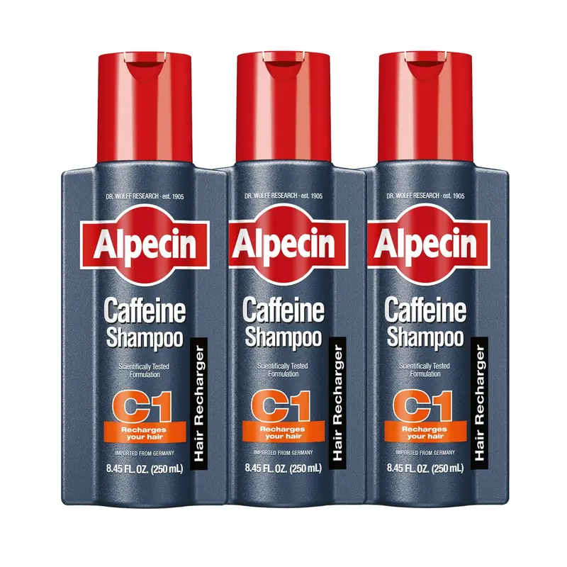 Alpecin C1 Caffeine Shampoo - 250ml - 3 Pack
