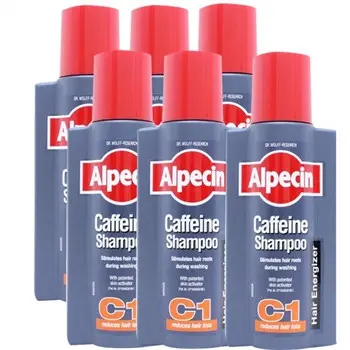 Alpecin Caffeine Hair Energizer Shampoo C1 - SIX PACK (6 x 250ml Bottle)