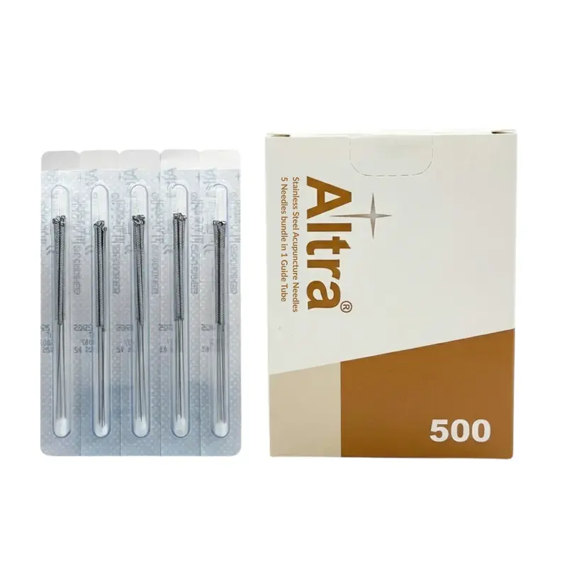 Altra® Stainless Steel Needles with Loop, 5 Needles in a Tube, Blister packing, 500pcs/box