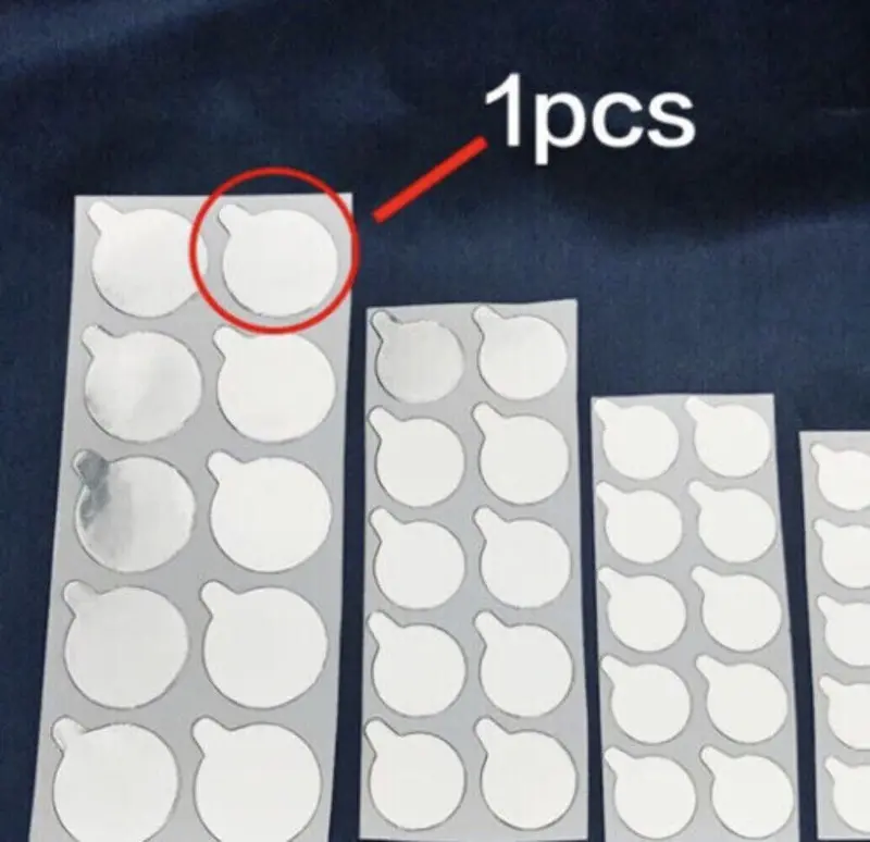 Aluminium Foil Sealing Stickers (100) for Cosmetic Tubes β Soft Tube Seal Adhesive Stoppers